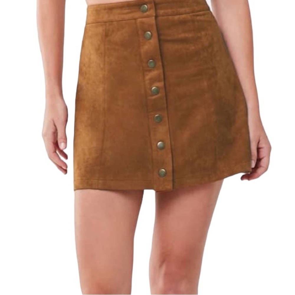 Forever 21 Faux Suede Mini Skirt